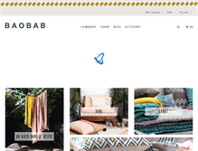 Tablet Screenshot of baobab-home.fr